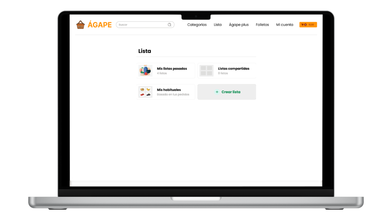 UI Overview Ágape